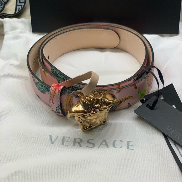 Versace La Medusa Tresor de la Mer Printed Belt - Picture 6 of 11